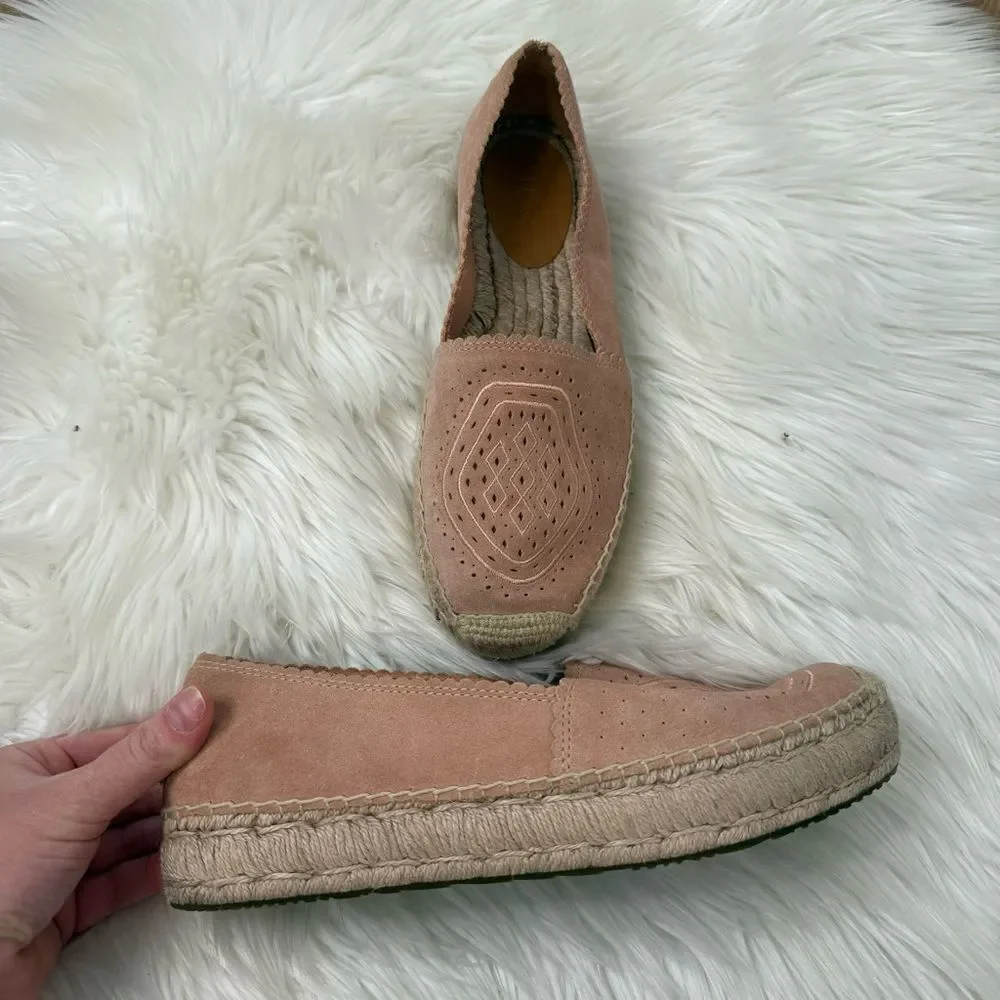 [Ugg] Suede Espadrilles‎ in Pink - Size 8.5